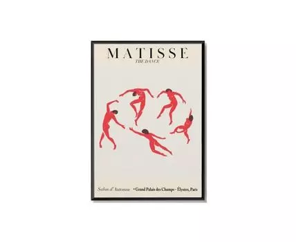 Постер MATISSE THE DANCE (красный, черный, 30)