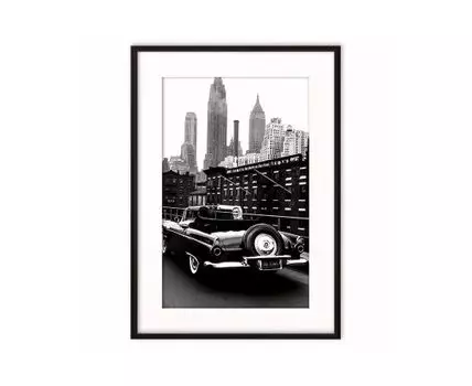 Постер Мерилин Монро в кабриолете