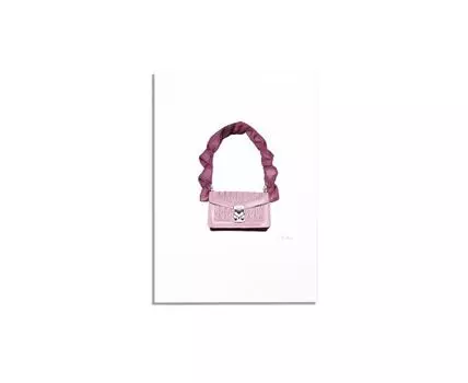 Постер MIU MIU IT-BAG (Розовый, 40)