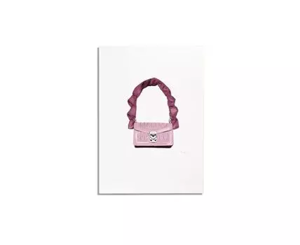 Постер MIU MIU IT-BAG (Розовый, 70)