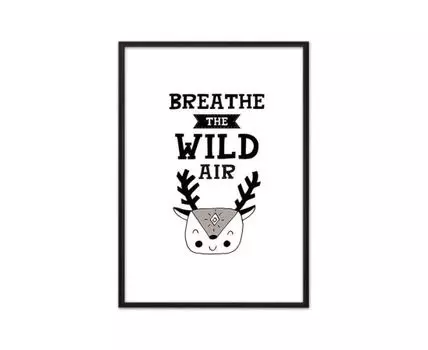 Постер Олень Breath