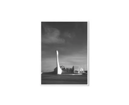 Постер ОЛИМП - 21x30 см (черный, белый, 30)