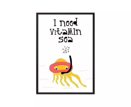 Постер Осьминог