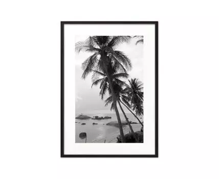 Постер Пальмы на берегу