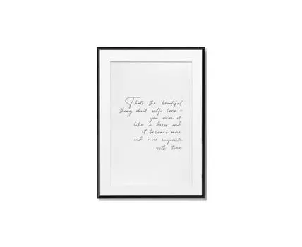 Постер SELFLOVE (черный, белый, 30)