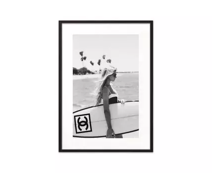 Постер Серфингистка Chanel