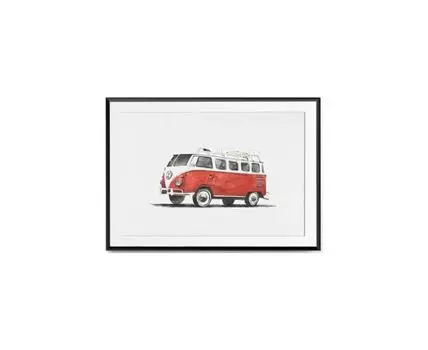 Постер VOLKSWAGEN T1 SAMBA BUS