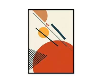 Постер в рамке Абстракция №102