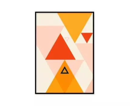 Постер в рамке Абстракция №104