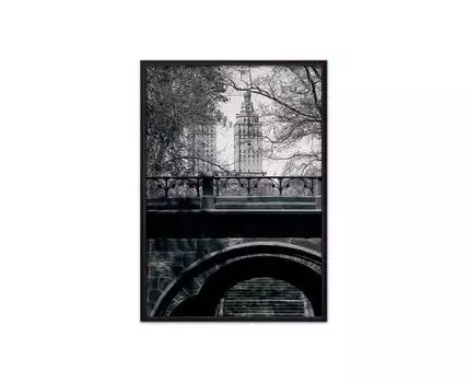 Постер в рамке Центральный парк 40х60 см (белый, черный, 60)