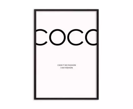 Постер в рамке Coco
