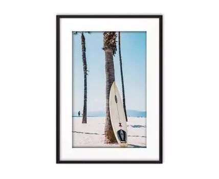 Постер в рамке Доска для серфинга
