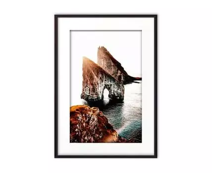 Постер в рамке Фарерские скалы
