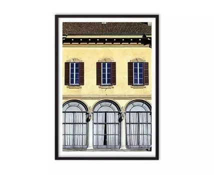 Постер в рамке Фасад виллы