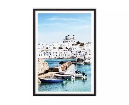 Постер в рамке Гавань о. Парос
