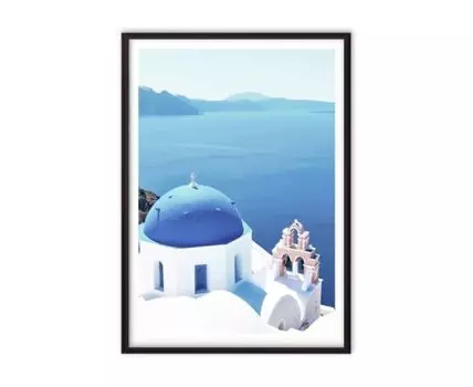 Постер в рамке Греческая церковь