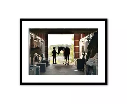 Постер в рамке Конюшня