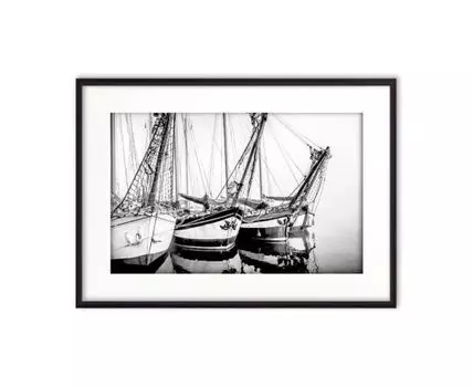 Постер в рамке Корабли