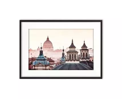 Постер в рамке Крыши Рима