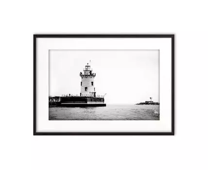 Постер в рамке Маяк