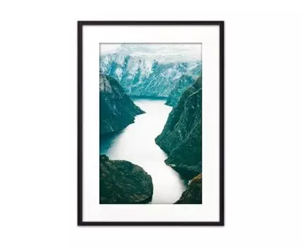 Постер в рамке Норвежские фьорды