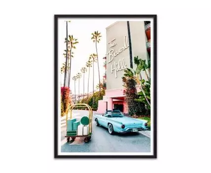 Постер в рамке Отель Беверли Хиллз