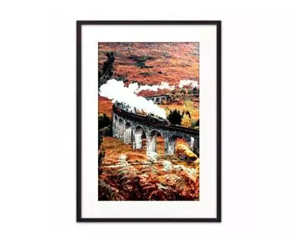 Постер в рамке Паровоз Хогвардс 1