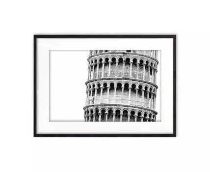 Постер в рамке Пизанская башня 2