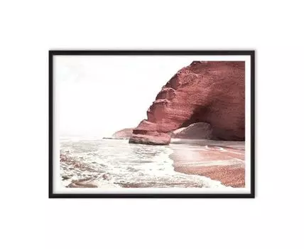 Постер в рамке Пляж Легзира Марокко