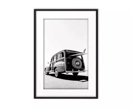 Постер в рамке Ретро авто 3