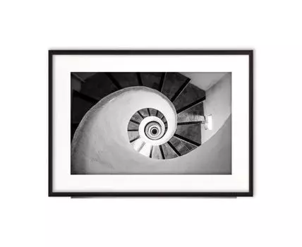 Постер в рамке Винтовая лестница 2