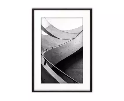 Постер в рамке Винтовая лестница 3