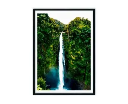Постер в рамке Водопад Гавайи