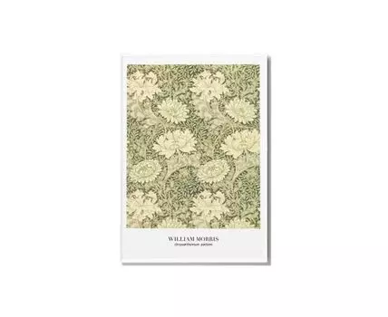 Постер WILLIAM MORRIS CHRYSANTHEMUM PATTERN