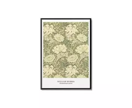 Постер WILLIAM MORRIS CHRYSANTHEMUM PATTERN