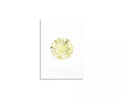 Постер YELOW DIAMOND RADIANT
