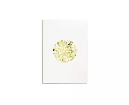 Постер YELOW DIAMOND RADIANT
