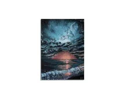 Постер ЗАКАТНОЕ МОРЕ - 50x70 см