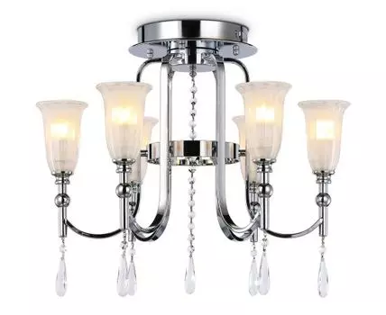 Потолочная люстра Ambrella light с хрусталем Traditional