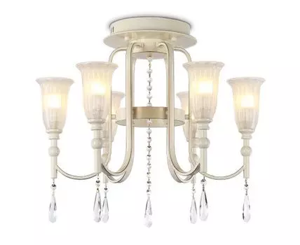 Потолочная люстра Ambrella light с хрусталем Traditional
