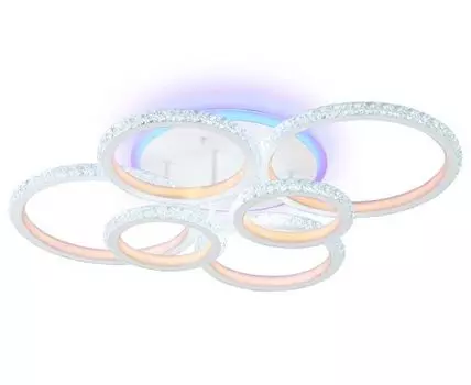 Потолочная люстра Ambrella light с RGB подсветкой и пультом Original
