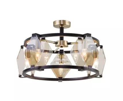 Потолочная люстра Eurosvet Aragon 60126/5 (Черный)