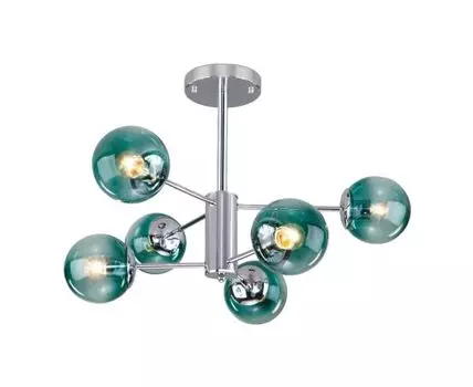 Потолочная люстра Eurosvet Ascot 30166/6 (Зеленый)