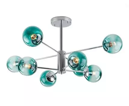 Потолочная люстра Eurosvet Ascot 30166/8 (Зеленый)