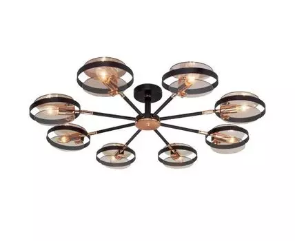 Потолочная люстра Eurosvet Gallo 70121/8 (янтарь)