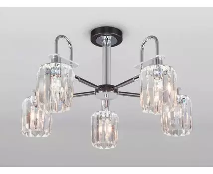 Потолочная люстра Eurosvet Tenia 70090/5 (прозрачный)