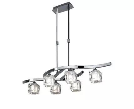 Потолочная люстра Mantra Cuadrax Chrome