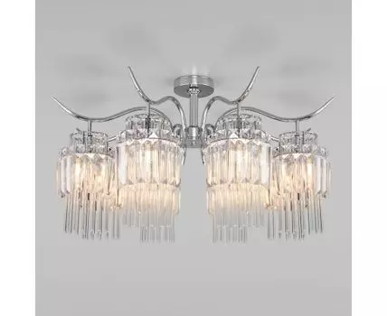 Потолочная люстра с хрусталем 10119/8 хром