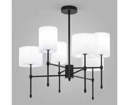 Потолочная люстра с тканевыми абажурами Eurosvet Notturno