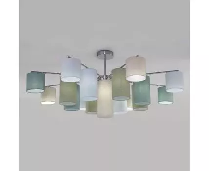 Потолочная люстра с тканевыми абажурами Eurosvet Pastel